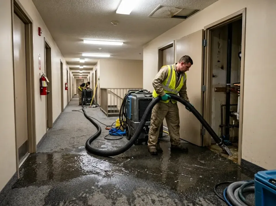 multi-unit-apartment-hallway-f-005 — frequently asked questions, Emergency Burst Pipe Water Extraction & Removal in Danville…